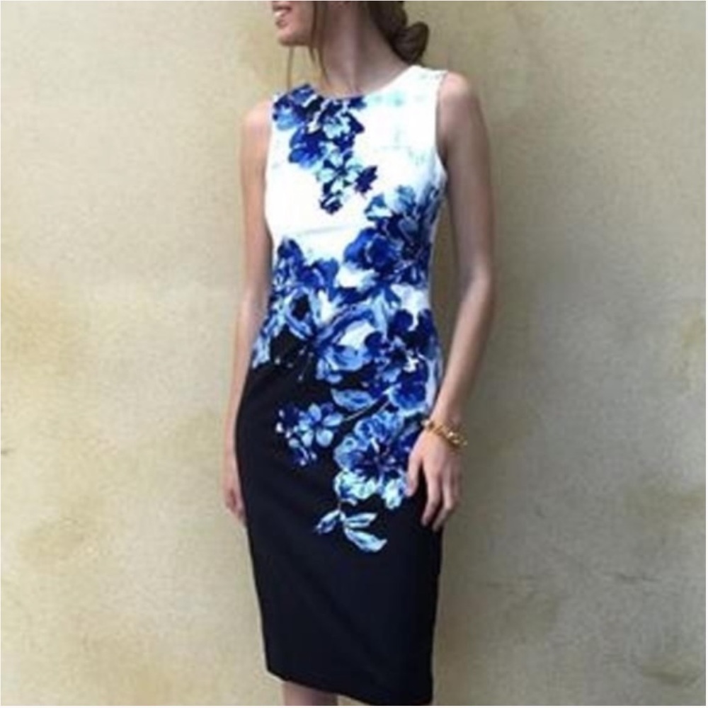 Anthropologie Maeve Vanda Pencil Dress